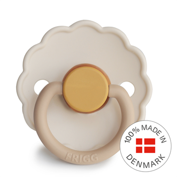 FRIGG Daisy - Round Latex Pacifier - Chamomile